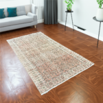 8.1* 5 Feet Vintage Turkish Isparta Rug,  Area Rug, Handmade Rug, Vintage Rug, Old Rug, Wool Rug, Anatolian Rug,Handmade Vintage Area Rug - Image 2