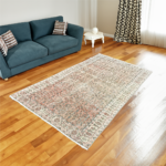 8.1* 5 Feet Vintage Turkish Isparta Rug,  Area Rug, Handmade Rug, Vintage Rug, Old Rug, Wool Rug, Anatolian Rug,Handmade Vintage Area Rug - Image 3