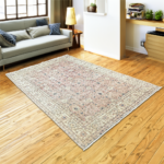 9.9* 6.6 Feet Vintage Turkish Isparta Rug,  Area Rug, Handmade Rug, Vintage Rug, Old Rug, Wool Rug, Anatolian Rug,Handmade Vintage Area Rug - Image 4