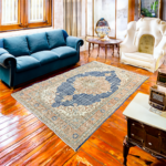 6.7 *10.6 Feet Vintage Turkish Isparta Rug,  Area Rug, Handmade Rug, Vintage Rug, Old Rug, Wool Rug, Anatolian Rug,Handmade Vintage Area Rug - Image 3