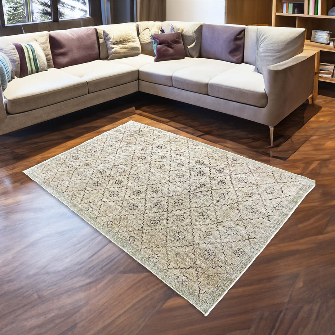 IMG-20231110-WA0144 9.6 *6.2 Feet Vintage Turkish Isparta Rug, Area Rug, Handmade Rug, Vintage Rug, Old Rug, Wool Rug, Anatolian Rug,Handmade Vintage Area Rug - Image 1