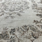 9.9*6.6 Feet Vintage Turkish Isparta Rug,  Area Rug, Handmade Rug, Vintage Rug, Old Rug, Wool Rug, Anatolian Rug,Handmade Vintage Area Rug - Image 4