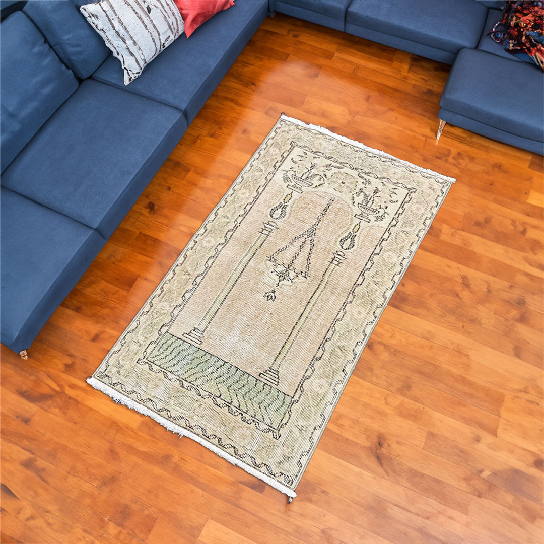 IMG-20231112-WA0036 4.3*2.5 Vintage Turkish Demirci Rug, Demirci Patterned,Demirci Retro Rug, Area Rug, Handmade Rug, Old Rug, Wool Rug,Anatolian Rug, - Image 1