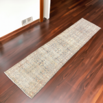 10.1x2.3 Vintage Isparta Runner Rug, Handmade Runner Rug, Isparta Small Rug, Old Rug, Wool Rug, Anatolian Rug,Hand Knotted Rug, Floor Rug - Image 4