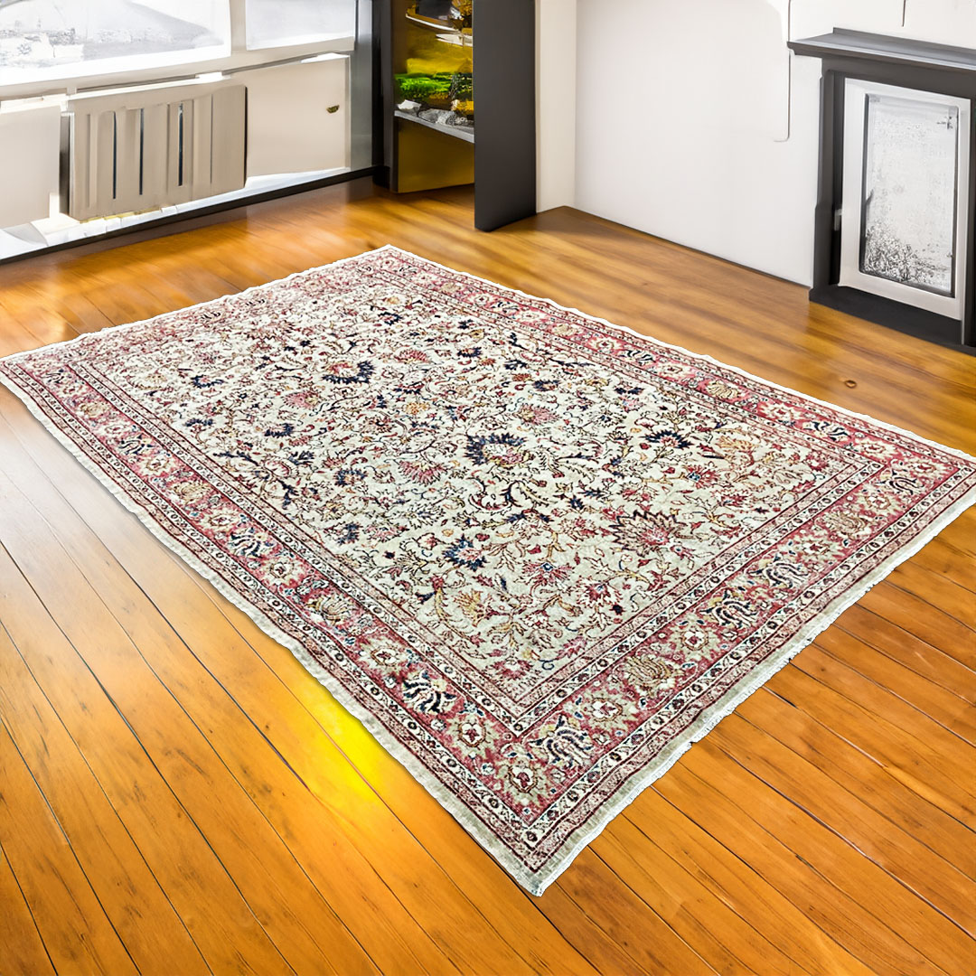 IMG-20231112-WA0133 7.4 *11.4 Feet Vintage Turkish Isparta Rug, Area Rug, Handmade Rug, Vintage Rug, Old Rug, Wool Rug, Anatolian Rug,Handmade Vintage Area Rug - Image 1