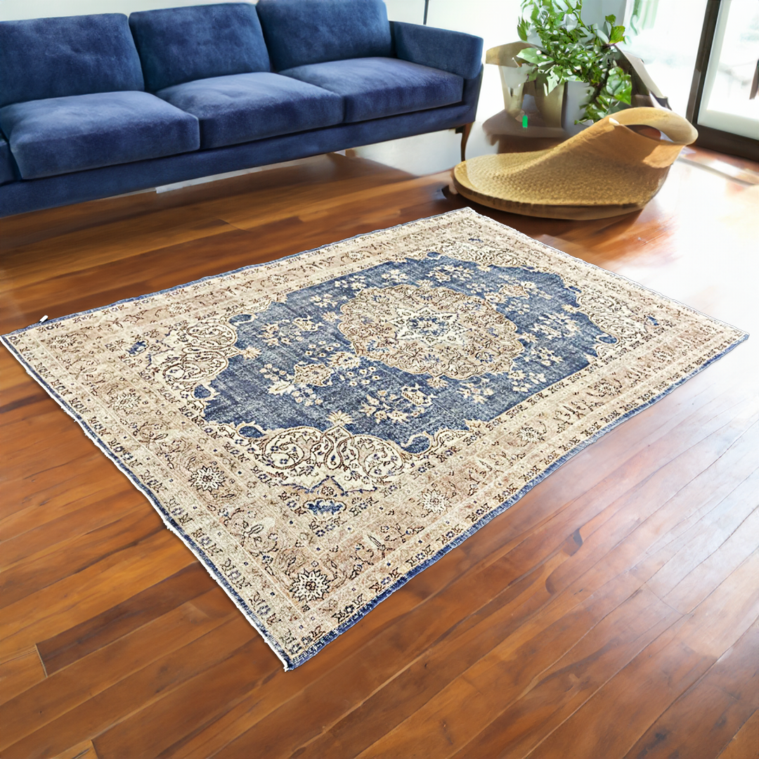 IMG-20231112-WA0140 10.1 *6.8 Feet Vintage Turkish Isparta Rug, Area Rug, Handmade Rug, Vintage Rug, Old Rug, Wool Rug, Anatolian Rug,Handmade Vintage Area Rug - Image 1