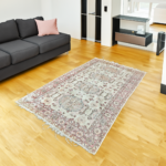 9.1*5.7 Feet Vintage Turkish Isparta Rug,  Area Rug, Handmade Rug, Vintage Rug, Old Rug, Wool Rug, Anatolian Rug,Handmade Vintage Area Rug