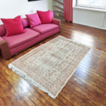 8.5*5.5 Feet Vintage Turkish Isparta Rug,  Area Rug, Handmade Rug, Vintage Rug, Old Rug, Wool Rug, Anatolian Rug,Handmade Vintage Area Rug - Image 4