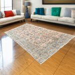 Vintage Turkish Isparta Rug, Handmade Rug, Neutral Rug, Antique Rug, Faded Rug, Wool Rug, Anatolian Rug, Hand Knotted Rug - Image 4