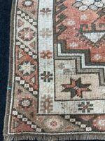 4.1*2.8 Vintage Turkish Dosemealti Rug, Dosemealti Rug, Area Rug, Handmade Rug, Handwoven Rug, Antique Rug, Old Rug, Wool Rug, Anatolian Rug - Image 5